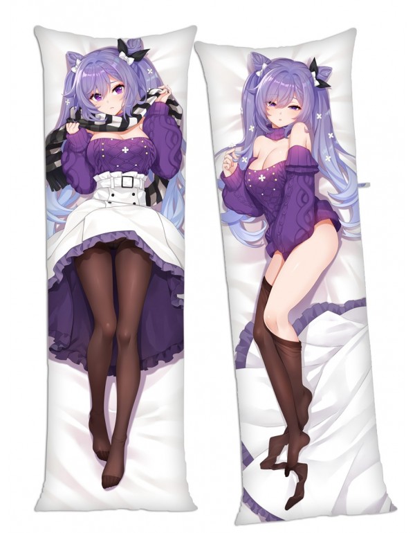 Genshin Impact Keqing Anime Dakimakura Japanese Hugging Body Kissenbezüge