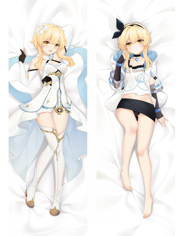 Genshin Impact Lumine Anime Dakimakura Pillow Hugging Body Kissenbezug