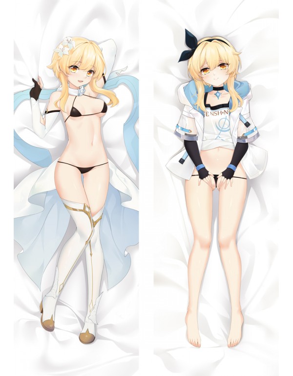 Genshin Impact Lumine Anime Dakimakura Pillow Hugging Body Kissenbezug