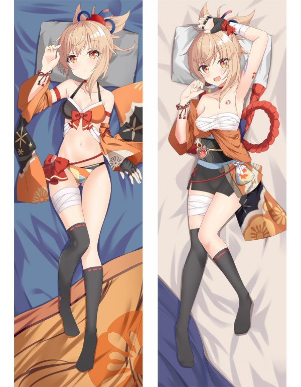 Genshin Impact YOIMIYA Anime Dakimakura Pillow Hugging Body Kissenbezug