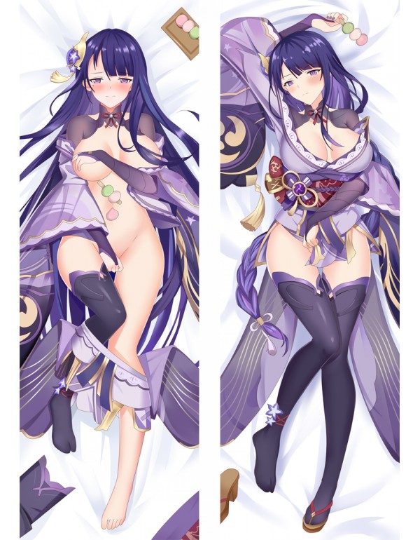 Genshin Impact Raiden Shogun Baal Anime Dakimakura Pillow Hugging Body Kissenbezug