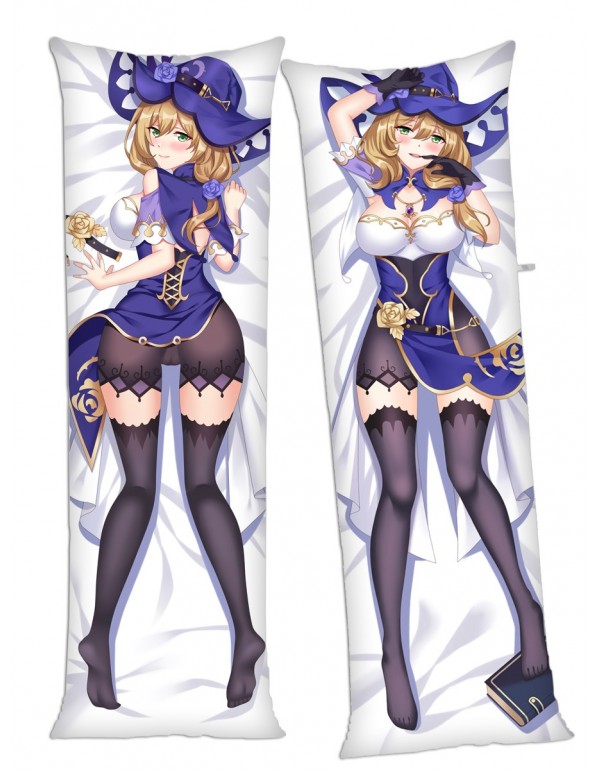 Genshin Impact Lisa Anime Dakimakura Japanese Hugg...