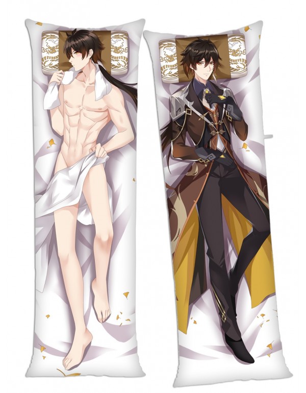 Genshin Impact ZhongLi Anime Dakimakura Japanese Hugging Body Kissenbezüge