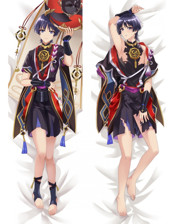 Genshin Impact Scaramouch Anime Dakimakura Pillow Hugging Body Kissenbezug