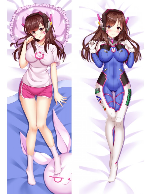 Overwatch D.VA Anime Dakimakura Pillow Hugging Bod...