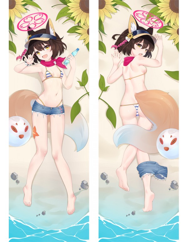 Blue Archive Kuda Izuna Anime Dakimakura Kissen 3D Japanischer Liebhaber Kissenbezug