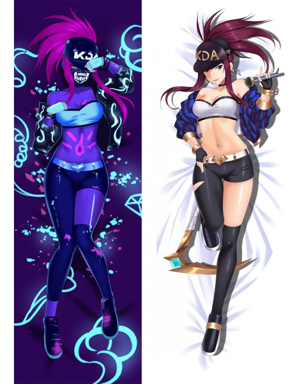 League of Legends Akali Anime Dakimakura Kissen 3D...