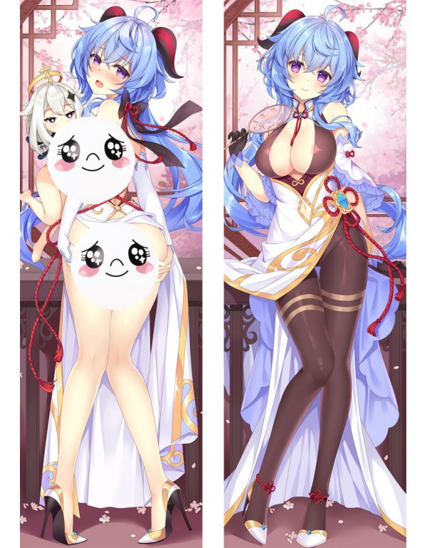 Genshin Impact Ganyu Anime Dakimakura Pillow 3D Japanischer Liebeskörper-Kissen