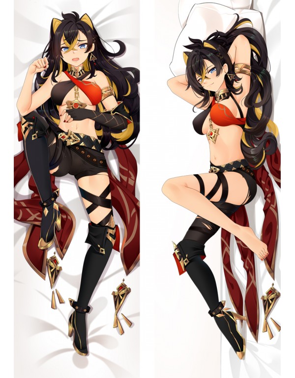 Genshin Impact Dehya Anime Dakimakura Pillow 3D Ja...