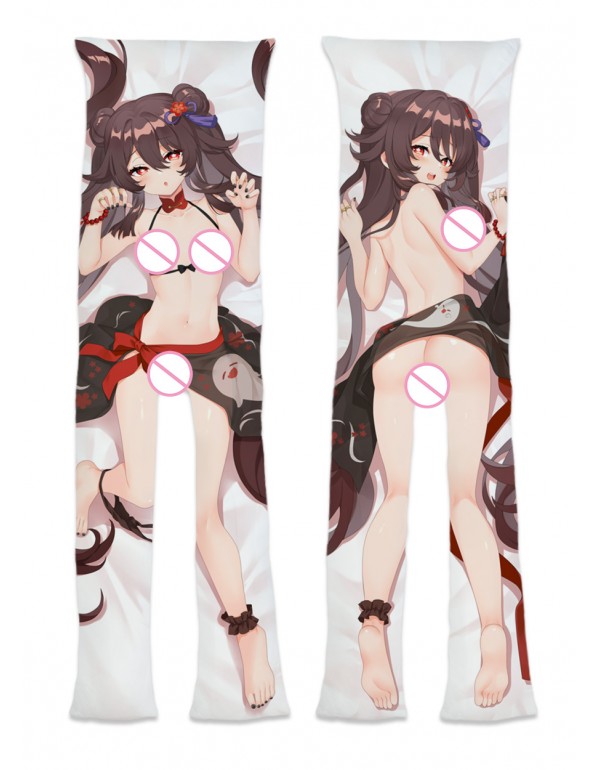 Genshin Impact Hutao Anime Dakimakura Pillow 3D Ja...