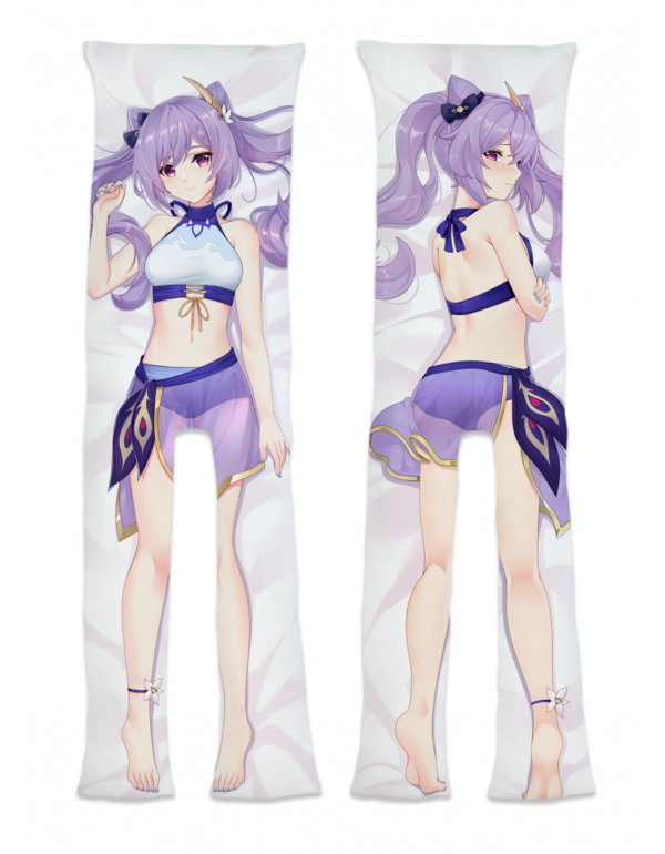 Genshin Impact Keqing Anime Dakimakura Pillow 3D J...