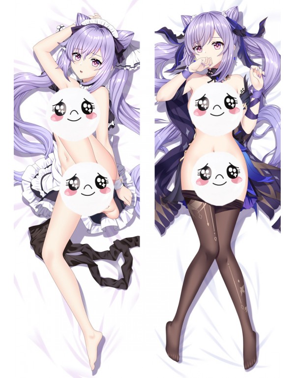 Genshin Impact Keqing Anime Dakimakura Pillow 3D J...