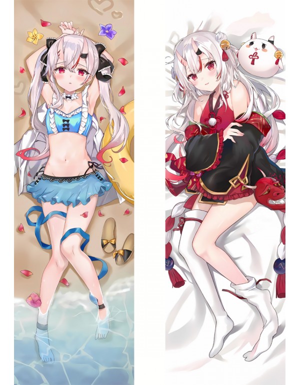 Virtual Youtuber Nakiri Ayame Anime Dakimakura Pil...