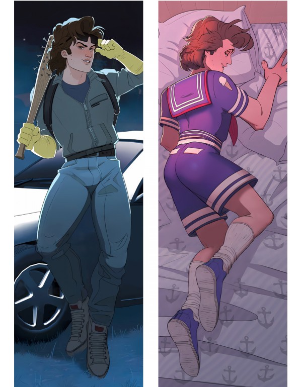 Stranger Things Steve Harrington Husbando Anime Dakimakura Pillow 3D Japanese Lover Kissen