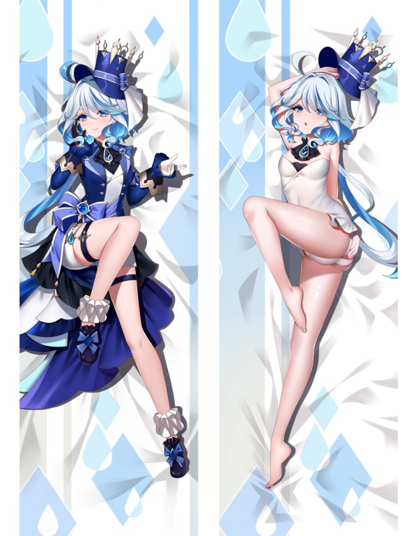 Genshin Impact Focalors Anime Dakimakura Pillow 3D...