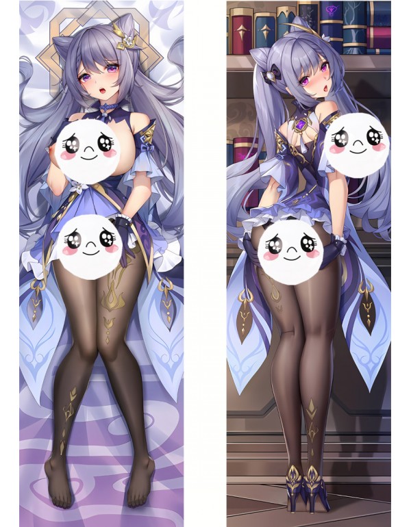 Genshin Impact Keqing Anime Dakimakura Pillow 3D J...