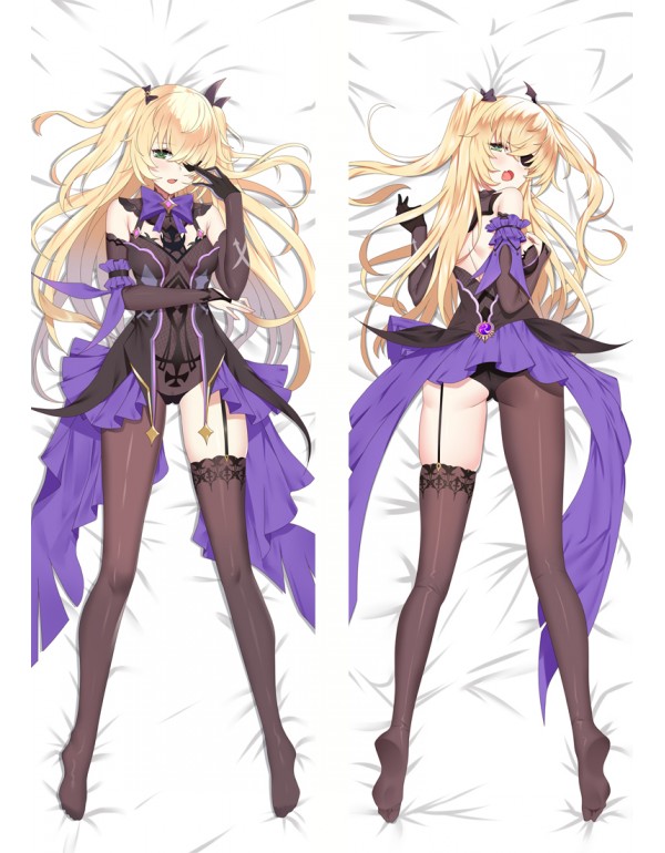 Genshin Impact Fischl Anime Dakimakura Pillow 3D J...