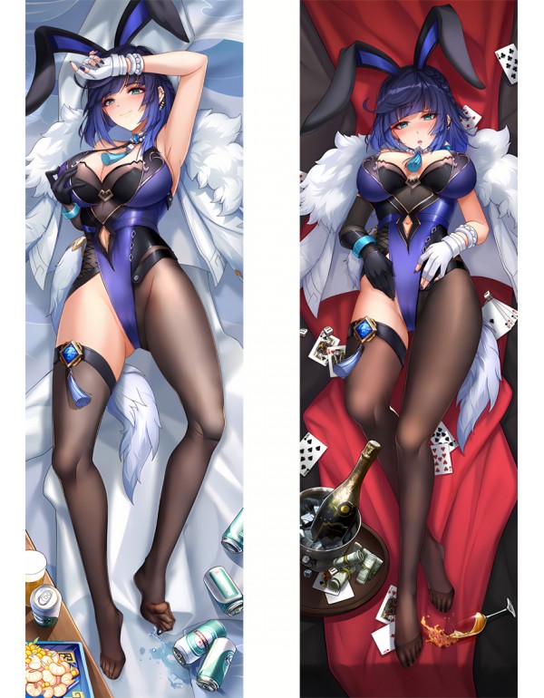 Genshin Impact Yelan Anime Dakimakura Pillow 3D Japanese Lover Kissen