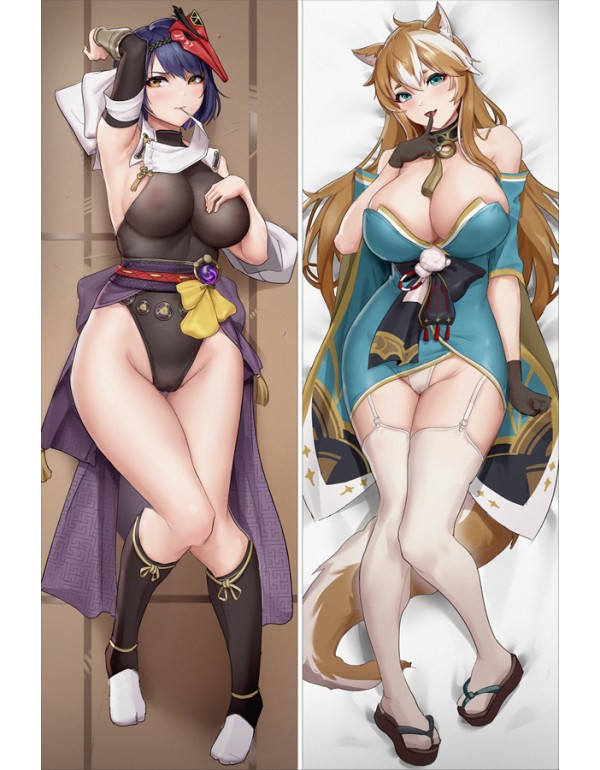 Genshin Impact Kujou Sara Gorou Anime Dakimakura K...