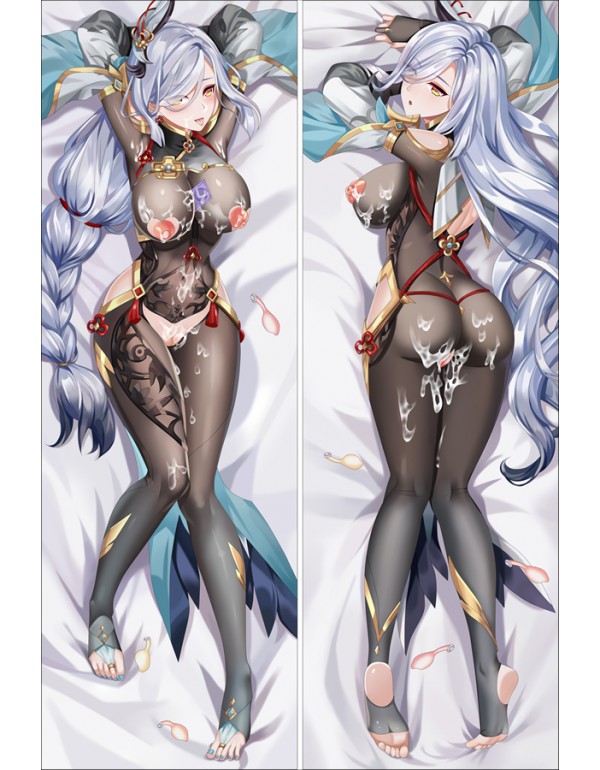 Genshin Impact Shenhe Anime Dakimakura Kissen 3D J...