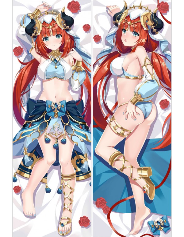 Genshin Impact Nilou Anime Dakimakura Pillow 3D Ja...