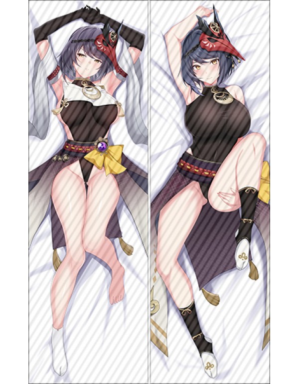 Kujo Sara Genshin Impact Anime Dakimakura Kissen 3...