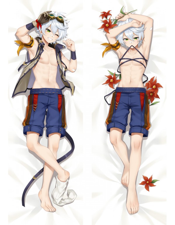 Weich Dakimakura Genshin Impact Bennett Seitenschläferkissen Anime