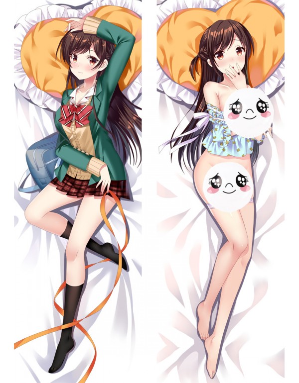 Am besten Dakimakura 2way Tricot Kanojo Okarishimasu Sarashina Ruka Seitenschläferkissen Anime