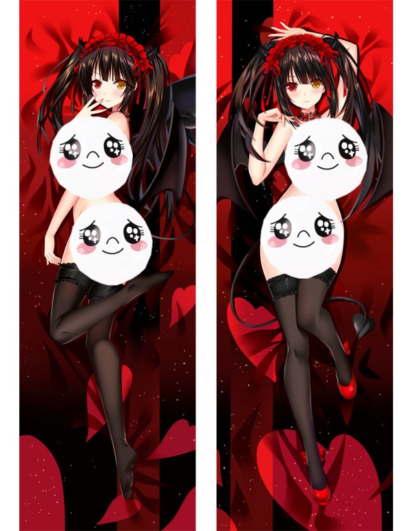 Mode Dakimakura Date A Live Tokisaki Kurumi Seitenschläferkissen Anime