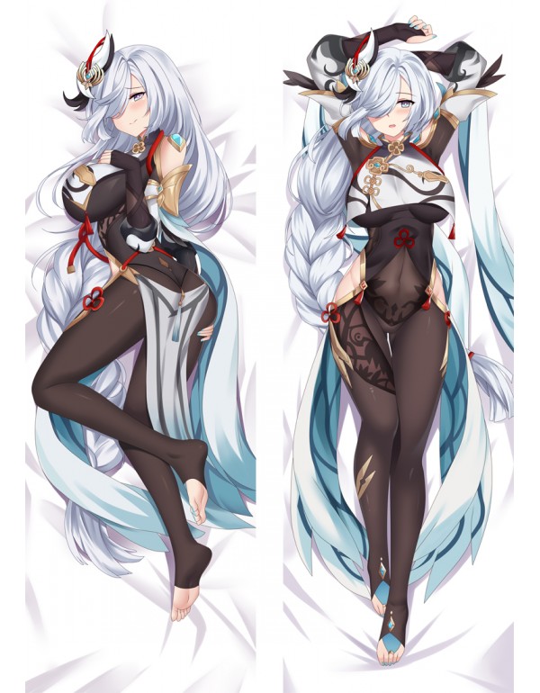 Weich Body Pillow Anime Genshin Impact Shenhe Seitenschläferkissen Anime