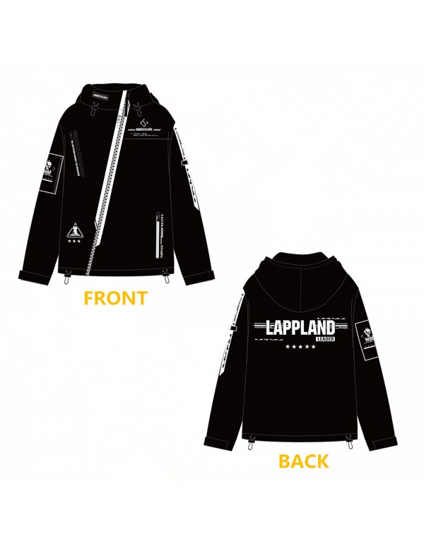 Lappland Arknights Unisex 3D Printed Anime Coats Warm Hoodies Cosplay Costume