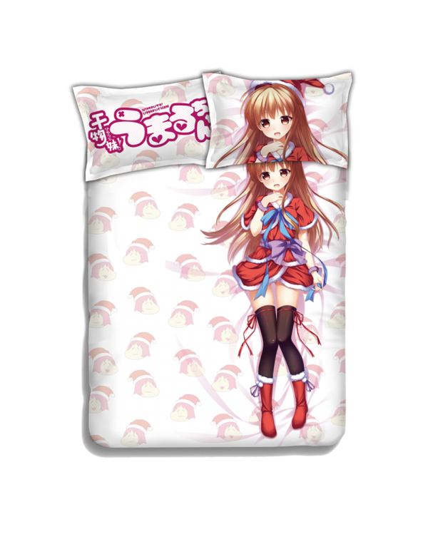 Umaru Doma - Himouto Umaru Chan Japanese Anime Bed Blanket Duvet Cover with Kissenbezüge