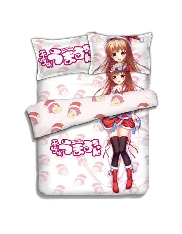 Umaru Doma - Himouto Umaru Chan Japanese Anime Bed Blanket Duvet Cover with Kissenbezüge