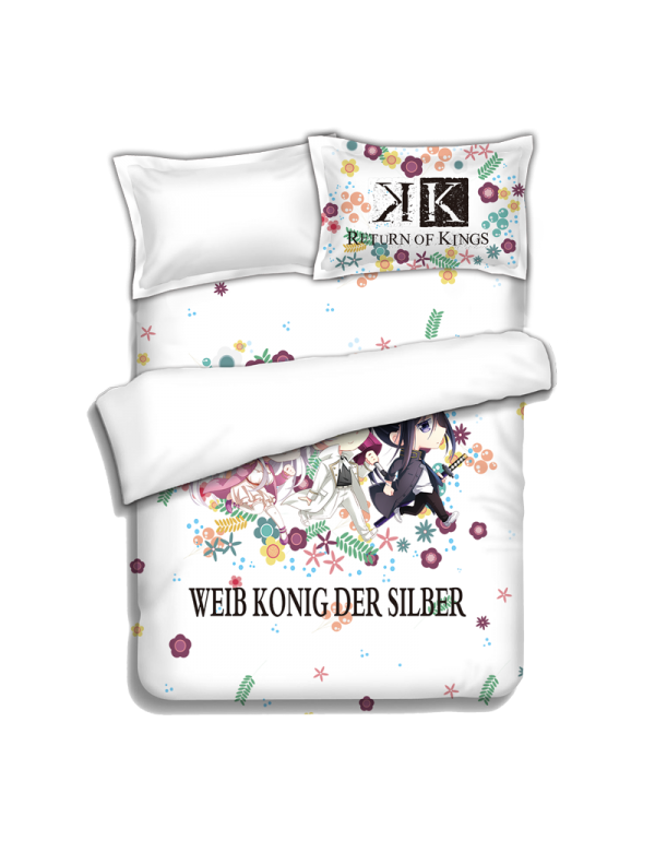 K Project Anime Bedding Sets,Bed Blanket & Duvet Cover,Bed Sheet with Kissenbezüge