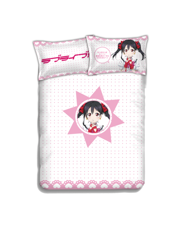 Nico Yazawa - Love Live Anime 4 Pieces Bedding Sets,Bed Sheet Duvet Cover with Kissenbezüge