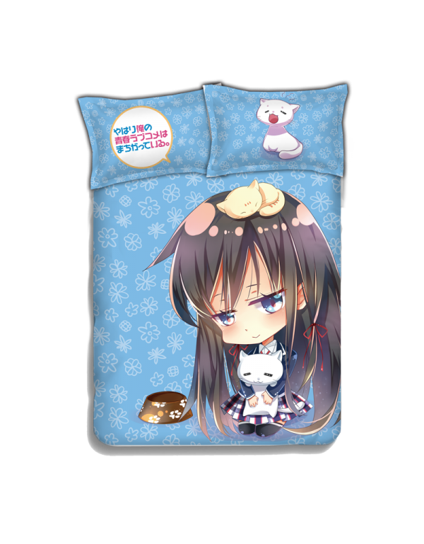 Yukino Yukinoshita - My Teen Romantic Comedy Bed Blanket Duvet Cover with Kissenbezüge