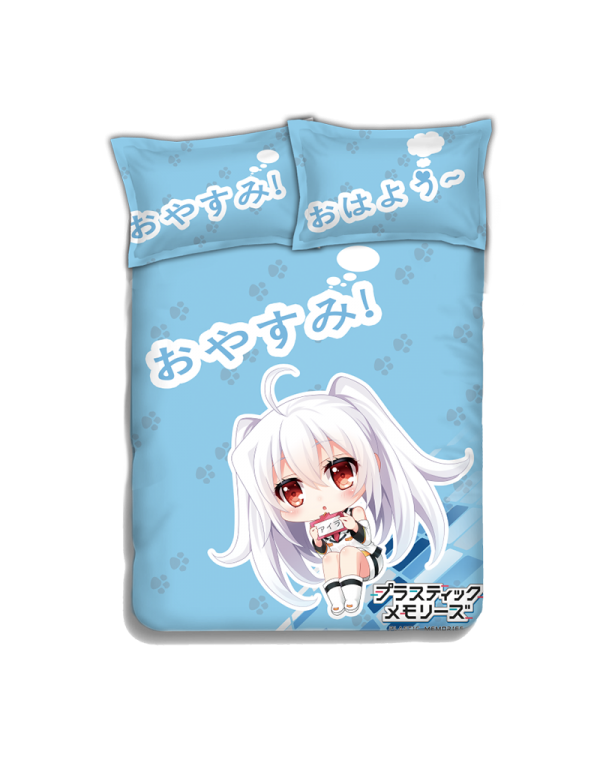 Isla - Plastic Memories Japanese Anime Bed Sheet Duvet Cover with Kissenbezüge