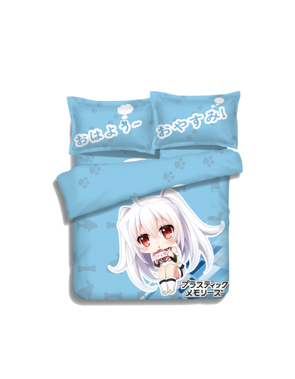 Isla - Plastic Memories Japanese Anime Bed Sheet Duvet Cover with Kissenbezüge