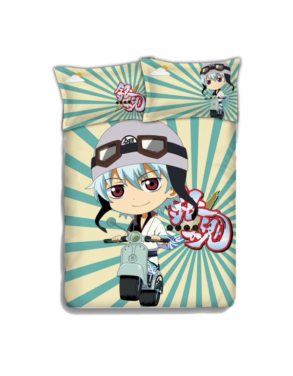 Gintoki Sakata - Gintama Japanese Anime Bed Sheet ...