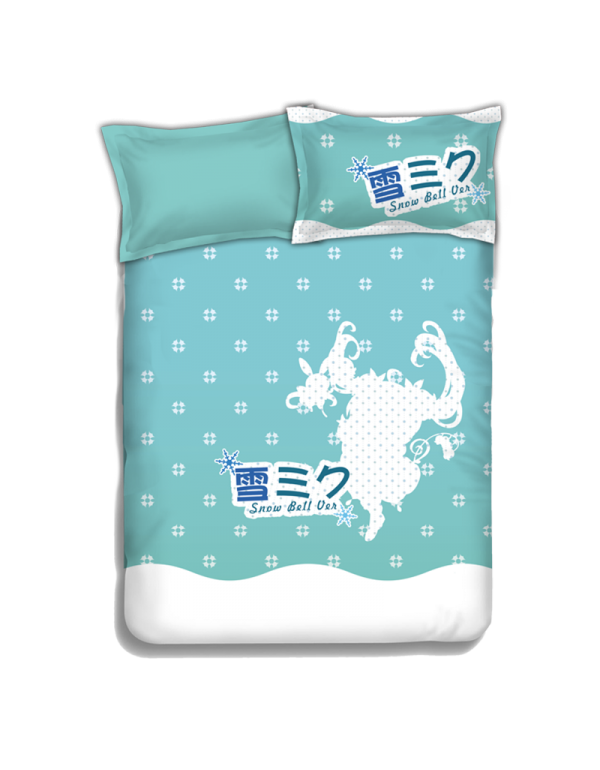 Miku Hatsune - Vocaloid Anime Bedding Sets,Bed Blanket & Duvet Cover,Bed Sheet with Kissenbezüge