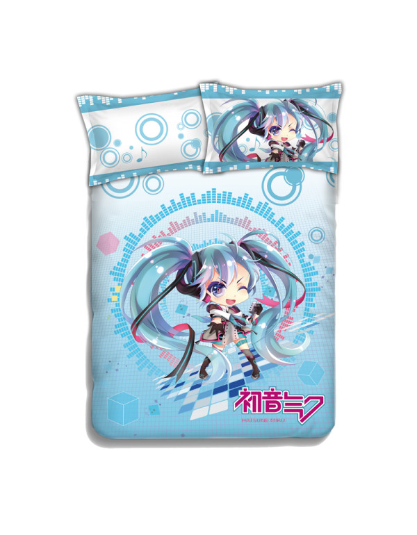 Miku Hatsune - Vocaloid Anime 4 Pieces Bedding Set...