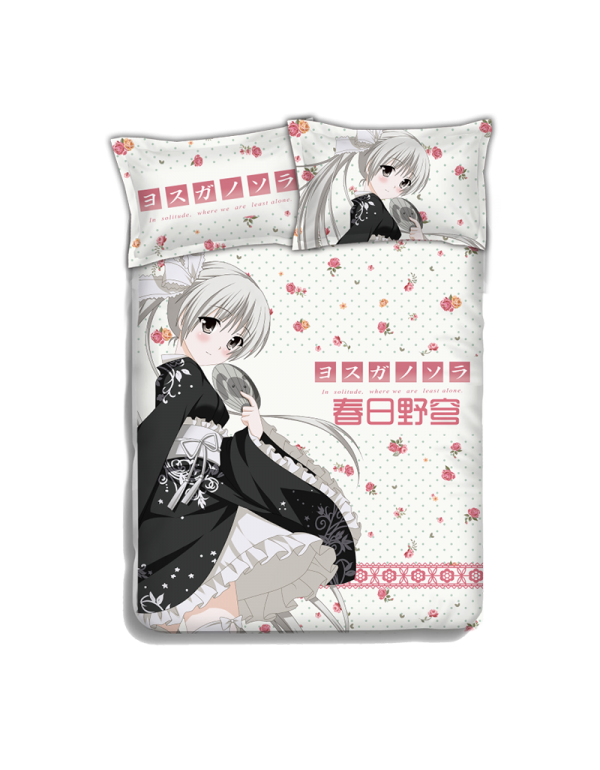 Sora Kasugano - Yosuga no Sora Japanese Anime Bed Blanket Duvet Cover with Kissenbezüge