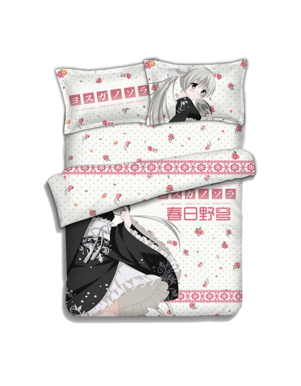 Sora Kasugano - Yosuga no Sora Japanese Anime Bed Blanket Duvet Cover with Kissenbezüge