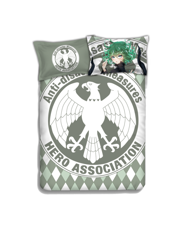 Tornado of Terror Tatsumaki - One Punch Man Bedding Sets,Bed Blanket & Duvet Cover,Bed Sheet with Kissenbezüge