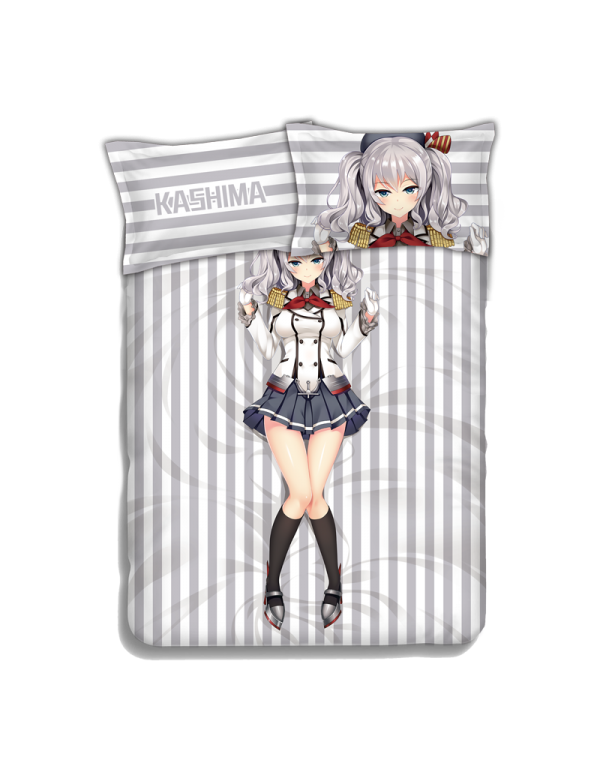 Kashima-Kantai Collection Japanese Anime Bed Blanket Duvet Cover with Kissenbezüge