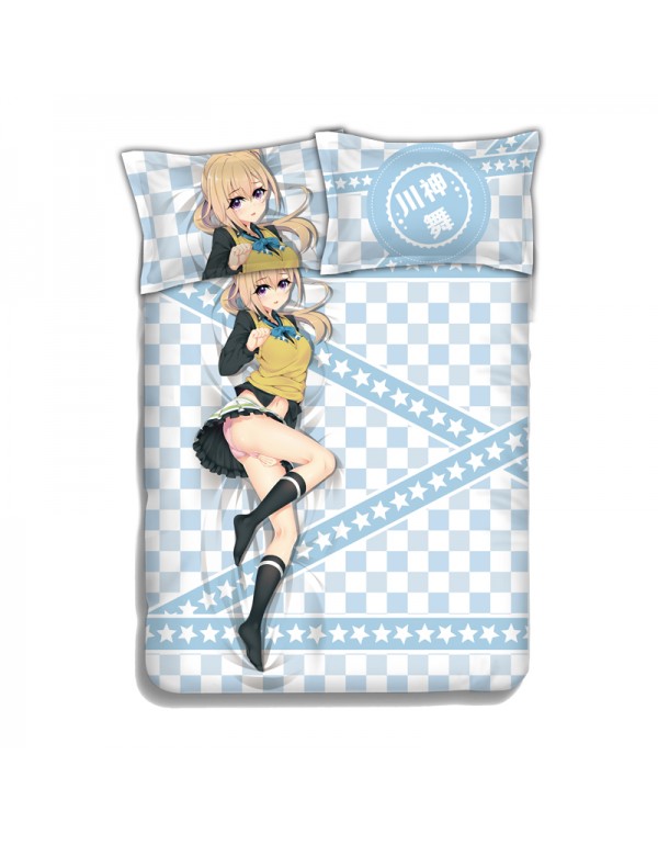 IZUMI Reina Anime Bedding Sets,Bed Blanket & Duvet Cover,Bed Sheet with Kissenbezüge