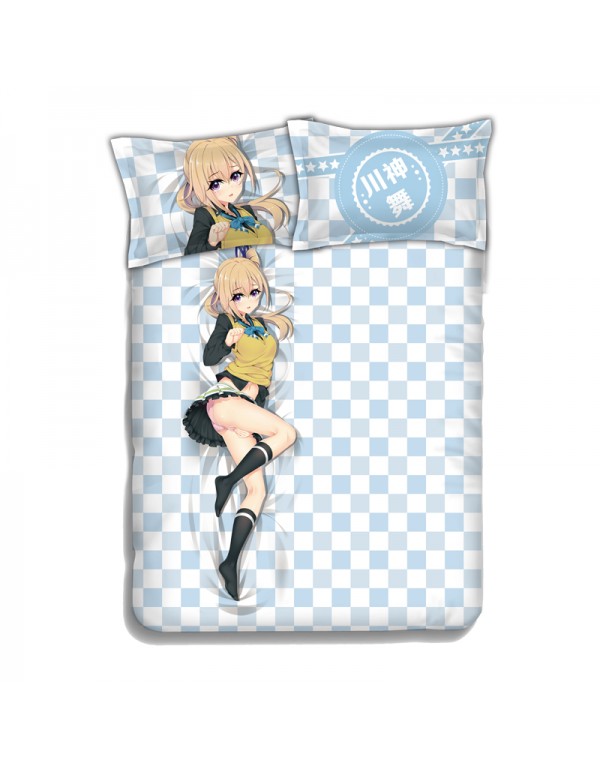 IZUMI Reina Anime Bedding Sets,Bed Blanket & Duvet Cover,Bed Sheet with Kissenbezüge