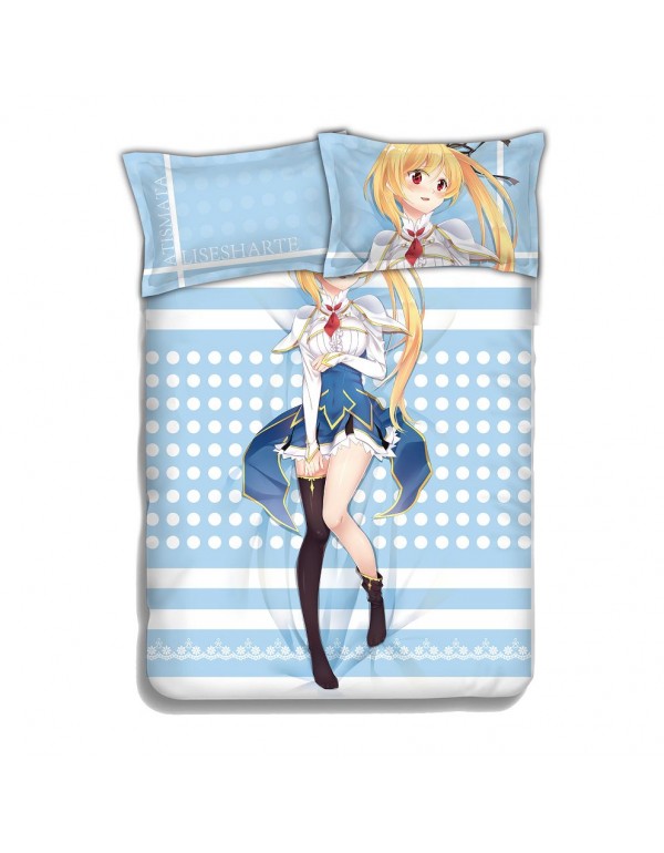 Lisesharte Atismata-Undefeated Bahamut Chronicle 4 Pieces Bedding Sets,Bed Sheet Duvet Cover with Kissenbezüge