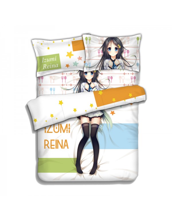 Reina Izumi - Myriad Colors Phantom World Bed Blanket Duvet Cover with Kissenbezüge