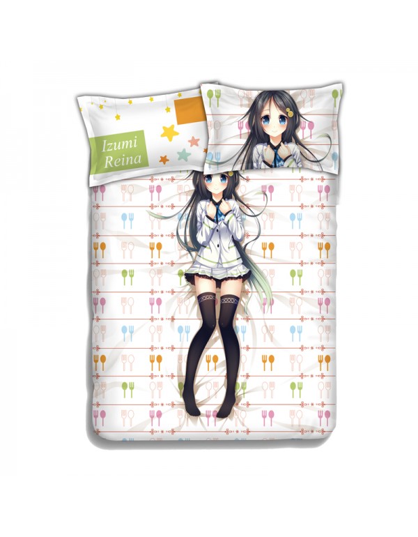 Reina Izumi - Myriad Colors Phantom World Bed Blanket Duvet Cover with Kissenbezüge